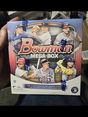 Topps Bowman Mega Box 2025 - Red, Blue, White 2025